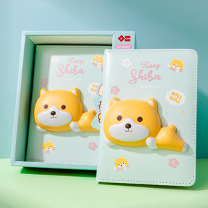 SQUISHY mini zápisník psík 96 strán-10